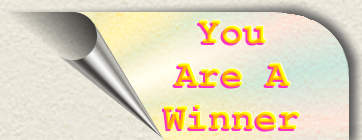 You Are A Winner button